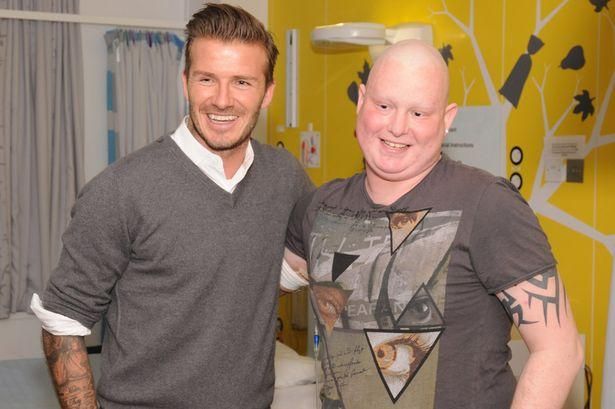 David Beckham és James Freeman (forrás: Birmingham Mail)
