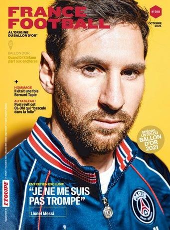 A France Football címlapján: Lionel Messi