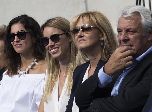 Felesége Xisca, nővére María Isabel, édesanyja Ana María, édesapja Sebastián (Fotó: AFP)