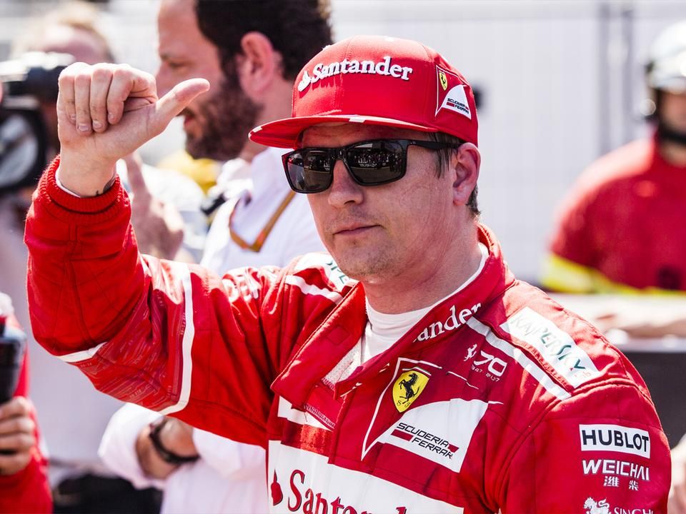 Räikkönen tavaly 169 nagydíj után szerzett újra pole-t (Fotó: AFP)