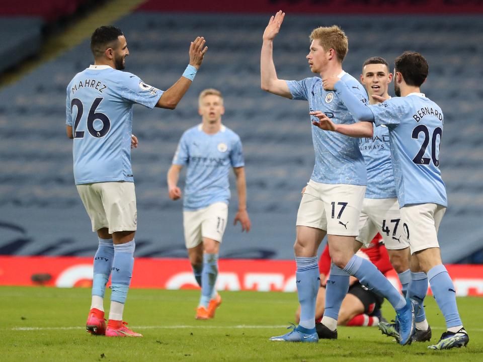 A Manchester City idén mindent vihet (Fotó: AFP)