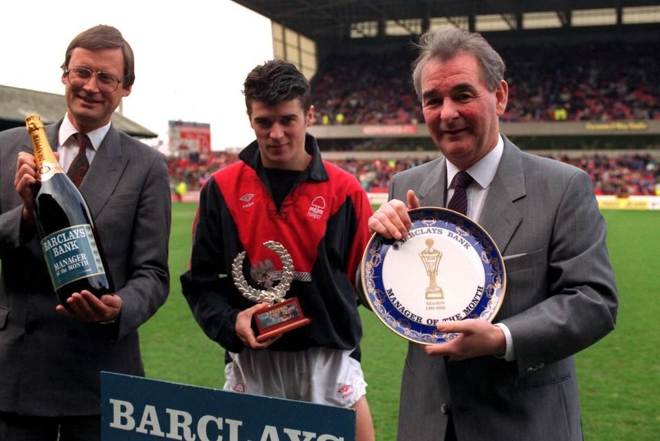 Roy Keane a Nottinghamnél, Brian Cloughtól kapta meg élete nagy lehetőségét (Fotó: Getty Images)