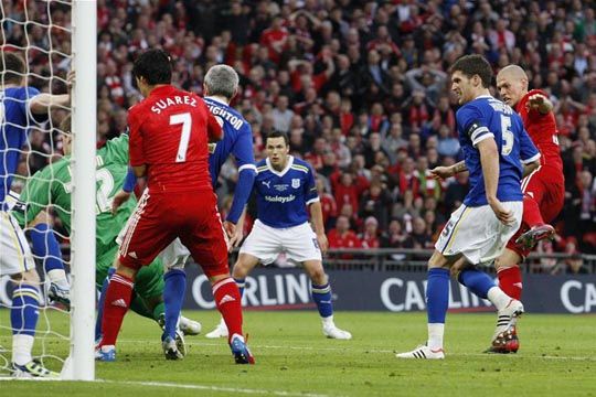 Martin Skrtel egyenlít (Fotó: Action Images)