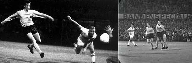 1966 – Cruyff első válogatottsága és gólja, éppen ellenünk... (Ringier/archív)