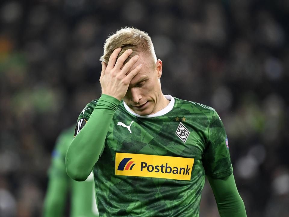 A Mönchengladbach a 90. percben esett ki (Fotó: AFP)