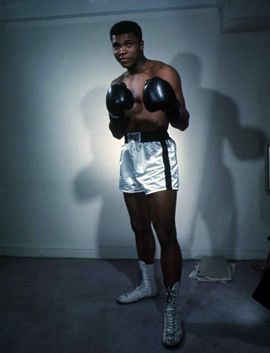 Egy ifjú kihívó: Ali 1963-ban (Fotók: Action Images)
