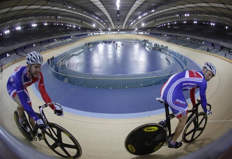 Impozáns csarnok lett a londoni Velodrome – az olimpia után a szabadidősport egyik fellegvára lesz (Fotó: Reuters)