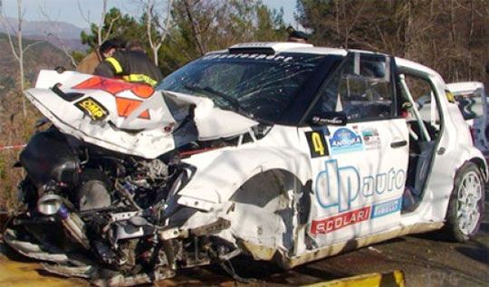 Így nézett ki Kubica autója a baleset után