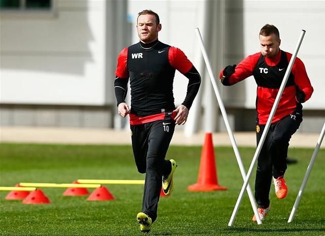 Wayne Rooney ma edzett, és el is utazott Münchenbe a Uniteddal (Fotó: Action Images)