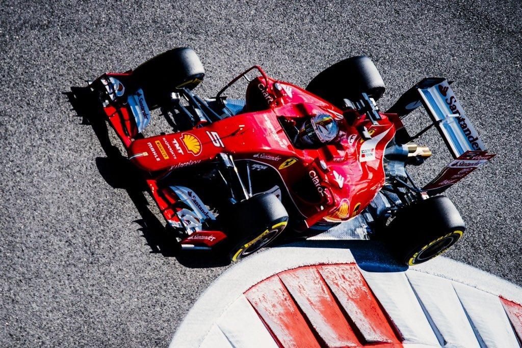 A Ferrari a lágy gumikon erősnek tűnik, mindenképp jobb, mint pénteken