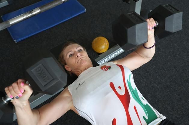 Az olimpiai bajnok már 110 kilóval erősít a konditeremben