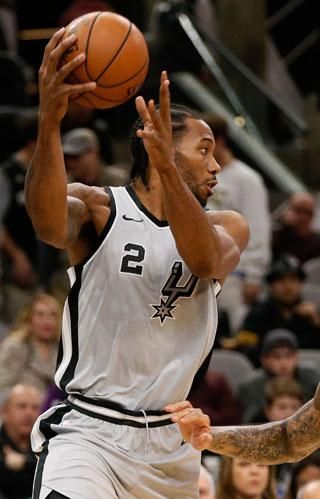 Kawhi Leonard nagyon hiányzik a Spursnek (Fotó: Reuters)