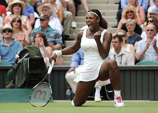 Serena Williamsnek sokszor volt oka ünnepelni a mérkőzésen (Fotó: Action Images)
