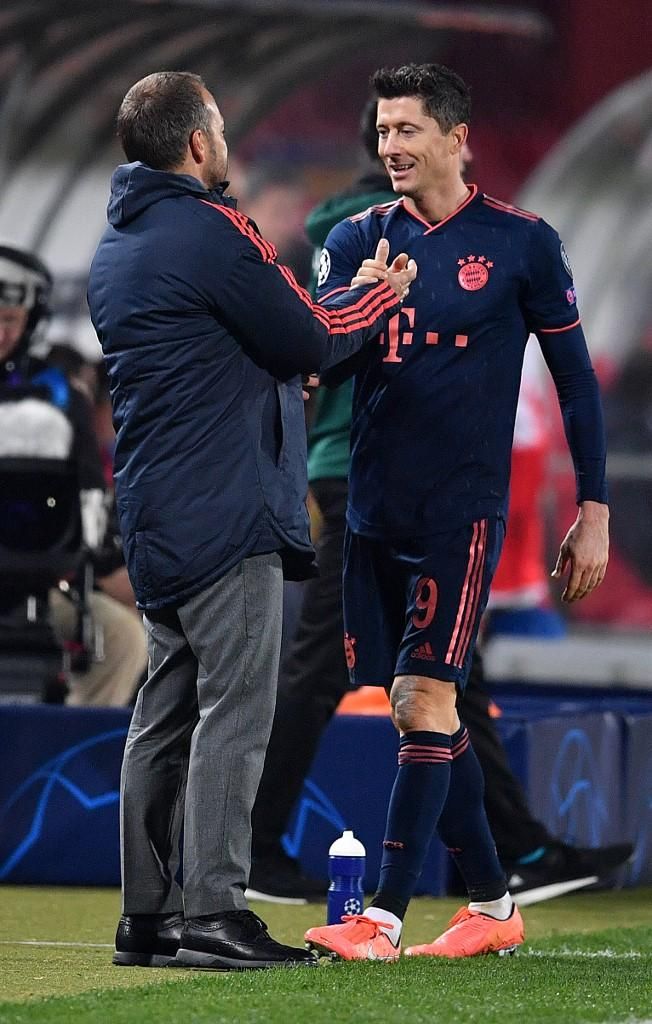 Lewandowski hatékonyságán is tudott javítani (Fotó: AFP)