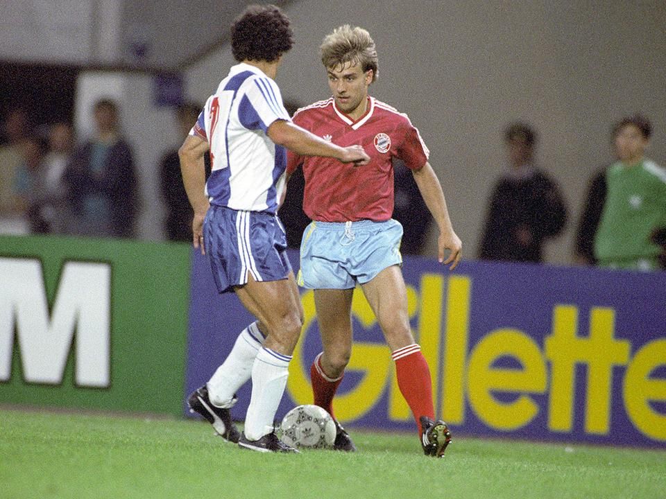 Hansi Flick 1987-ben, a Porto elleni BEK-döntőben (Fotó: Getty Images)