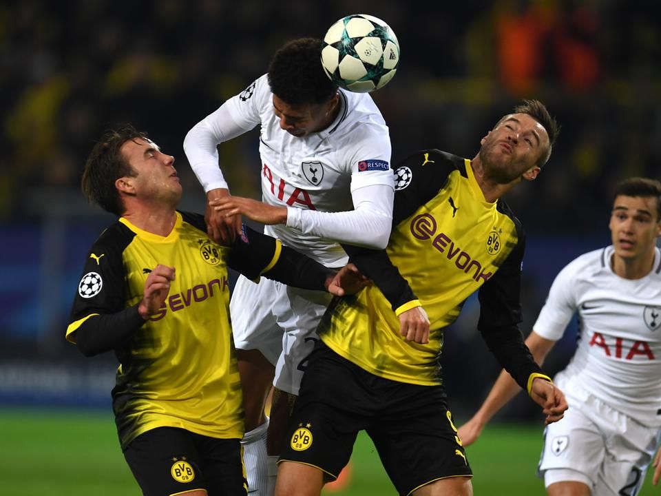 A Spurs tovább fokozta a Dortmund kínjait – és csoportelsőként lépett tovább a nyolcaddöntőbe (Fotó: AFP)