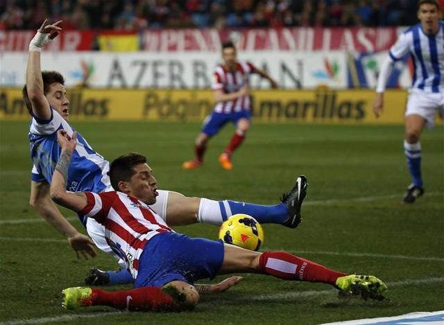Huszonkét forduló után az Atlético Madrid vezeti a spanyol bajnokság tabelláját (Fotó: Reuters)