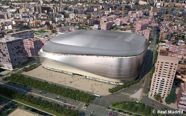 Az újjáépülő Santiago Bernabéu Stadion végleges tervei  (Forrás: facebook.com/RealMadrid)