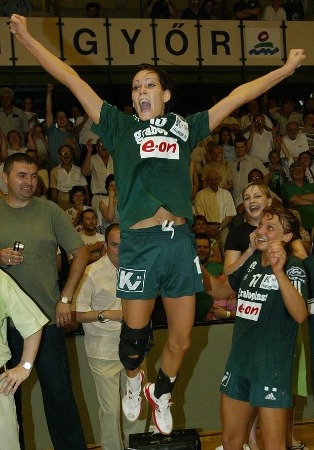 Anita öröme határtalan: 2005-ben bajnok lett a győri csapat – varázslatos sorozat kezdeteként