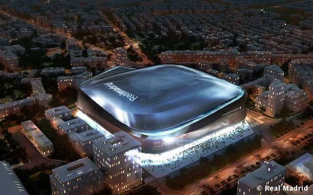Az újjáépülő Santiago Bernabéu Stadion végleges tervei  (Forrás: facebook.com/RealMadrid)