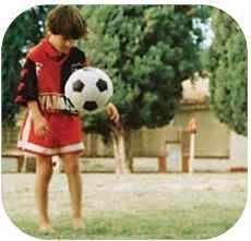 A kis Messi maga is elfért volna 
egy nagyobbacska szalvétán 
(Fotó: lionelmessi10.e-monsite.com)
