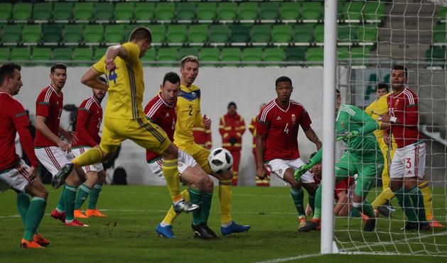 Az első kazah gól (Fotó: Török Attila)