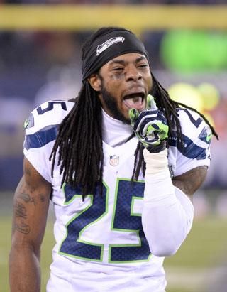 Sherman a játék mellett a szövegelésben sem utolsó (Fotó: AFP)