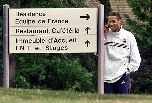 A clairefontaine-i futballakadémia egyik leghíresebb növendéke: Thierry Henry (Fotó: AFP)