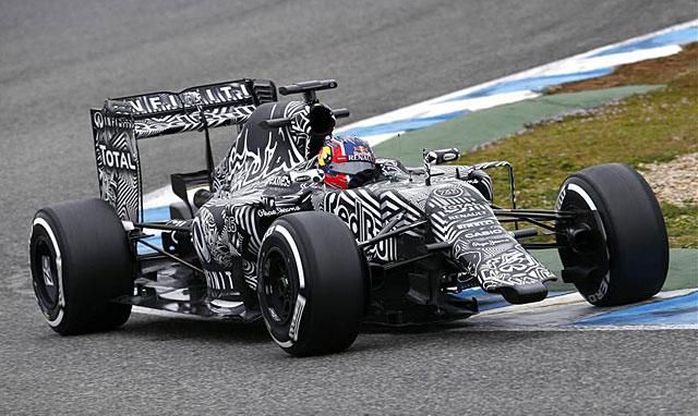 A Red Bull hétfői tesztnapját tönkretette Kvjat apró hibája, kedden Ricciardo rutinja hozhat javulást (Fotó: Action Images)