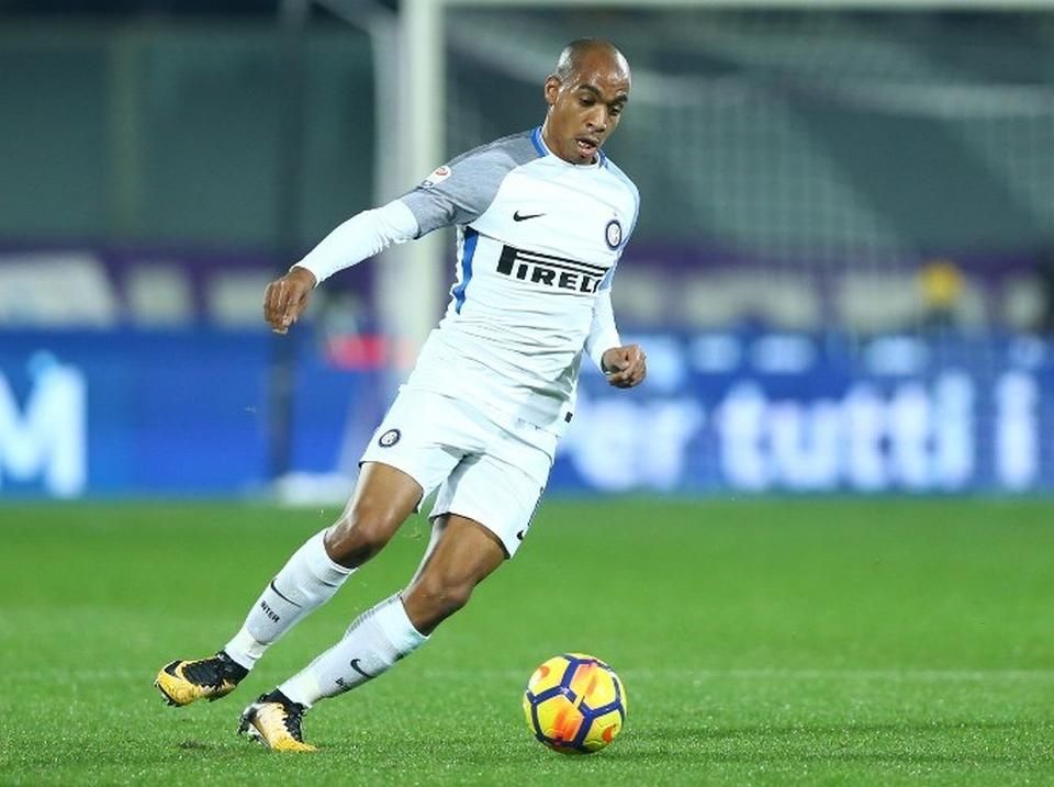 Joao Mario maradna az Internél (Fotó: AFP)