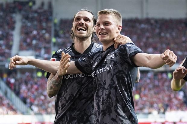 A Freiburg elleni mérkőzés a legszebb emléke: első Bundesliga-gólját ünnepelte (Fotó: AFP)