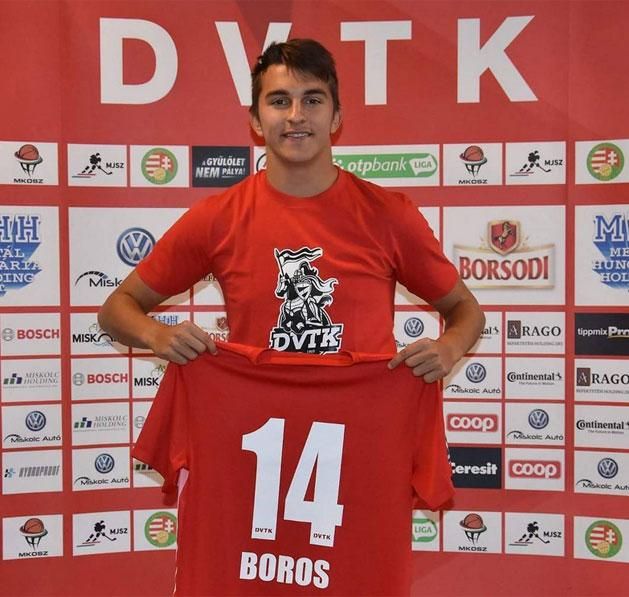 Boros Gábor profi szerződést kötött a DVTK-val (Fotó: Instagram/DVTK)