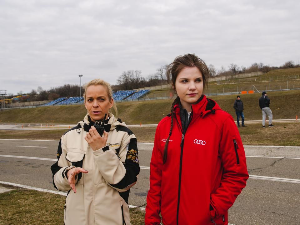 Különleges vezetéstechnikai tréninget tartott nőnap alkalmából a Hungaroringen Keszthelyi Vivien (Fotó: Hungaroring Média)
