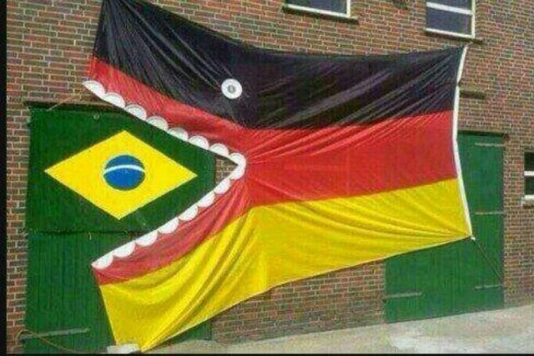 Németország lenyelte a brazilokat (Fotó: Twitter)