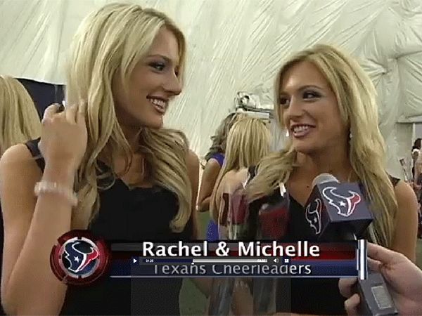 Rachel és Michell Lewis (Fotó: Houstontexans.com)