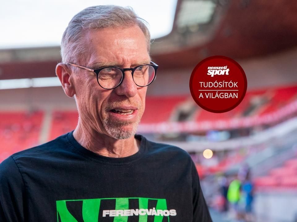 Peter Stöger says they could advance thanks to this game system (Photo: Miklós Szabó)