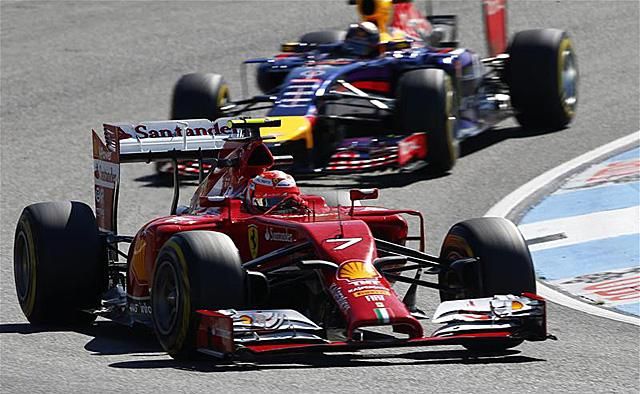 Räikkönen Hockenheimben délelőtt elmaradt Alonsótól, délután megelőzte csapattársát