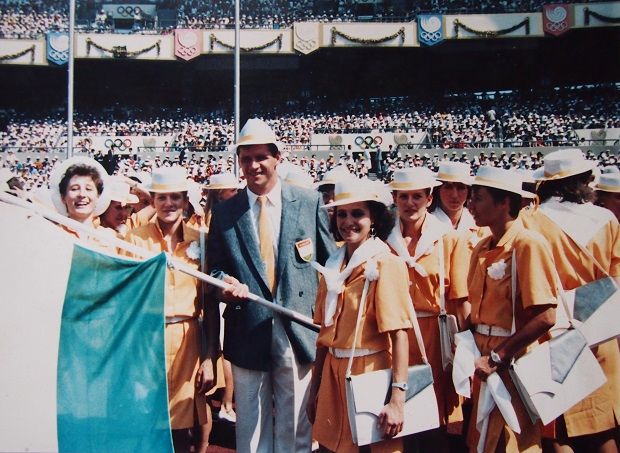 1988: Flag bearer at the opening ceremony of the Seoul Olympics. He was afraid to take on the task, knowing that whoever carried the flag would not win - fortunately the curse has since been broken - but he had no regrets. 