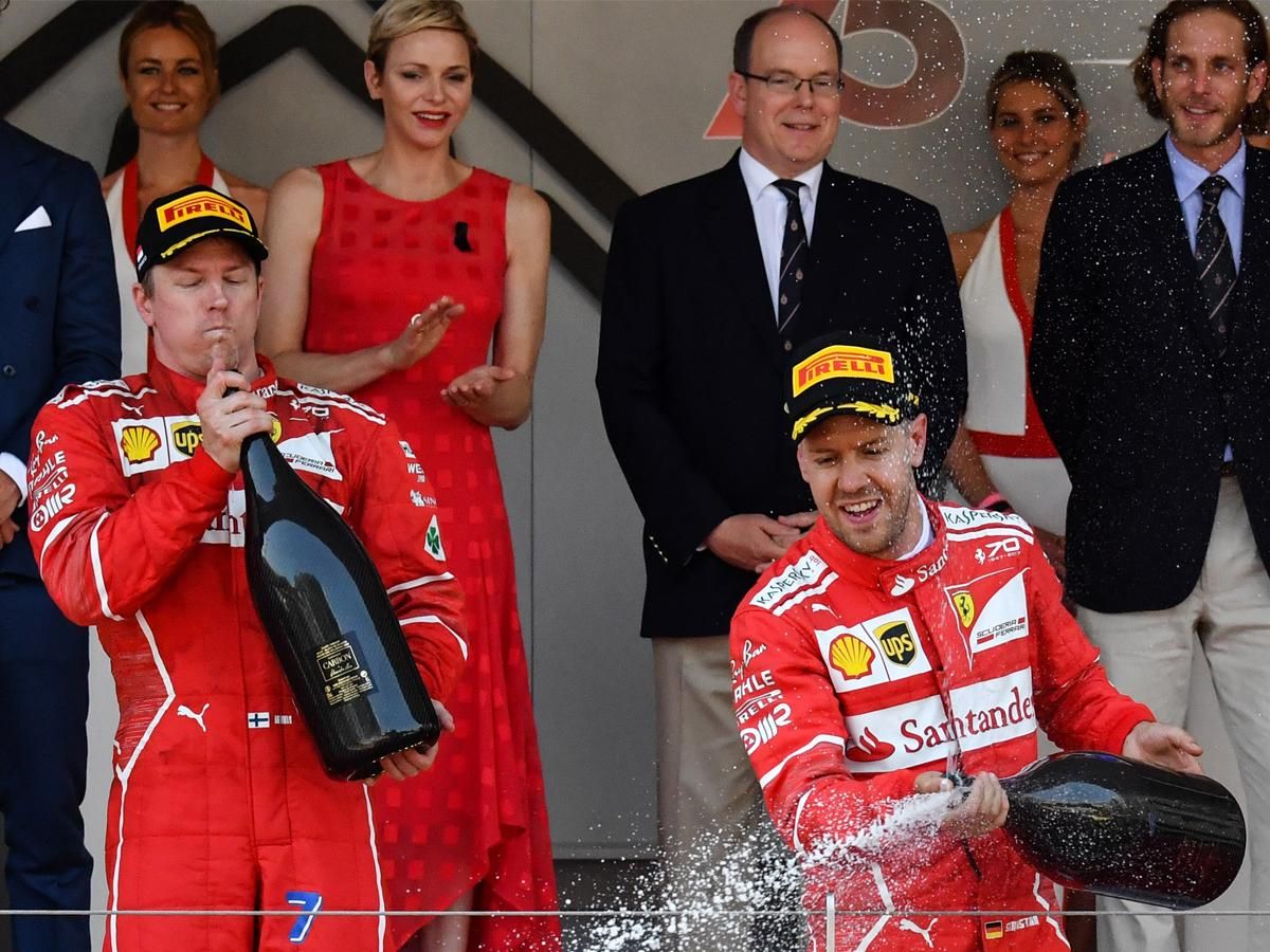 A Ferrari a felére csökkentette a Mercedes fölényét (Fotó: AFP)