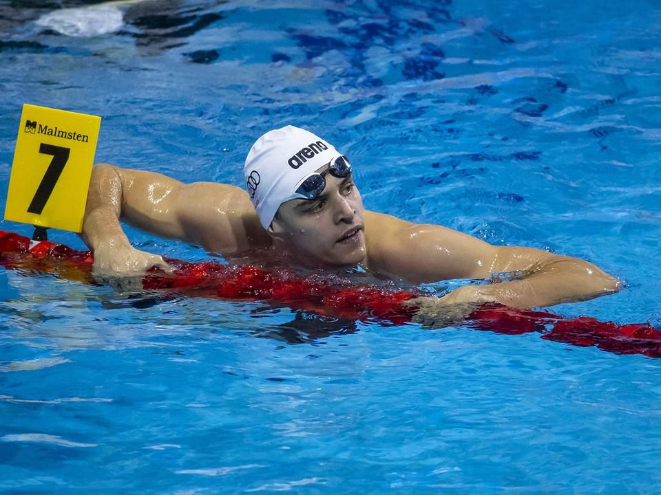 Németh Nándor új országos rekordot úszott (Fotó: Derencsényi István, archív)