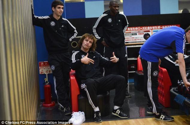 David Luiz most is gondoskodott az extra szórakozásról (Forrás: dailymail.co.uk)
