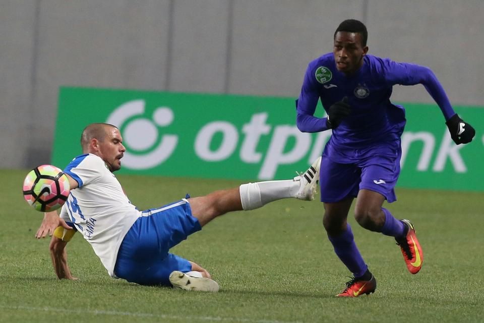 Souleymane Diarra 2015 nyarától 2018 nyaráig volt az Újpest igazolt játékosa (Fotó: Hegedüs Gábor)