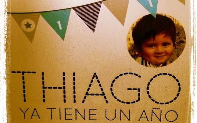 „Thiago már egyéves” (forrás: Twitter)