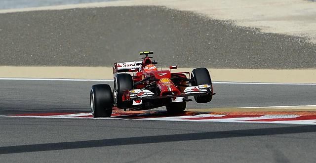 Kimi Räikkönen padlócsere után a második edzésen a 14. lett (Fotó: Twitter/InsideFerrari)