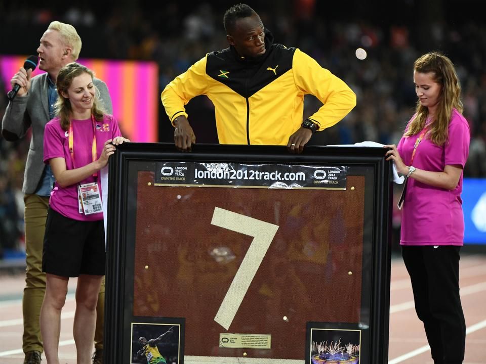 2012-ben Londonban a 7-es pályán futotta 9.63-as olimpiai rekordját (FOTÓ: AFP)