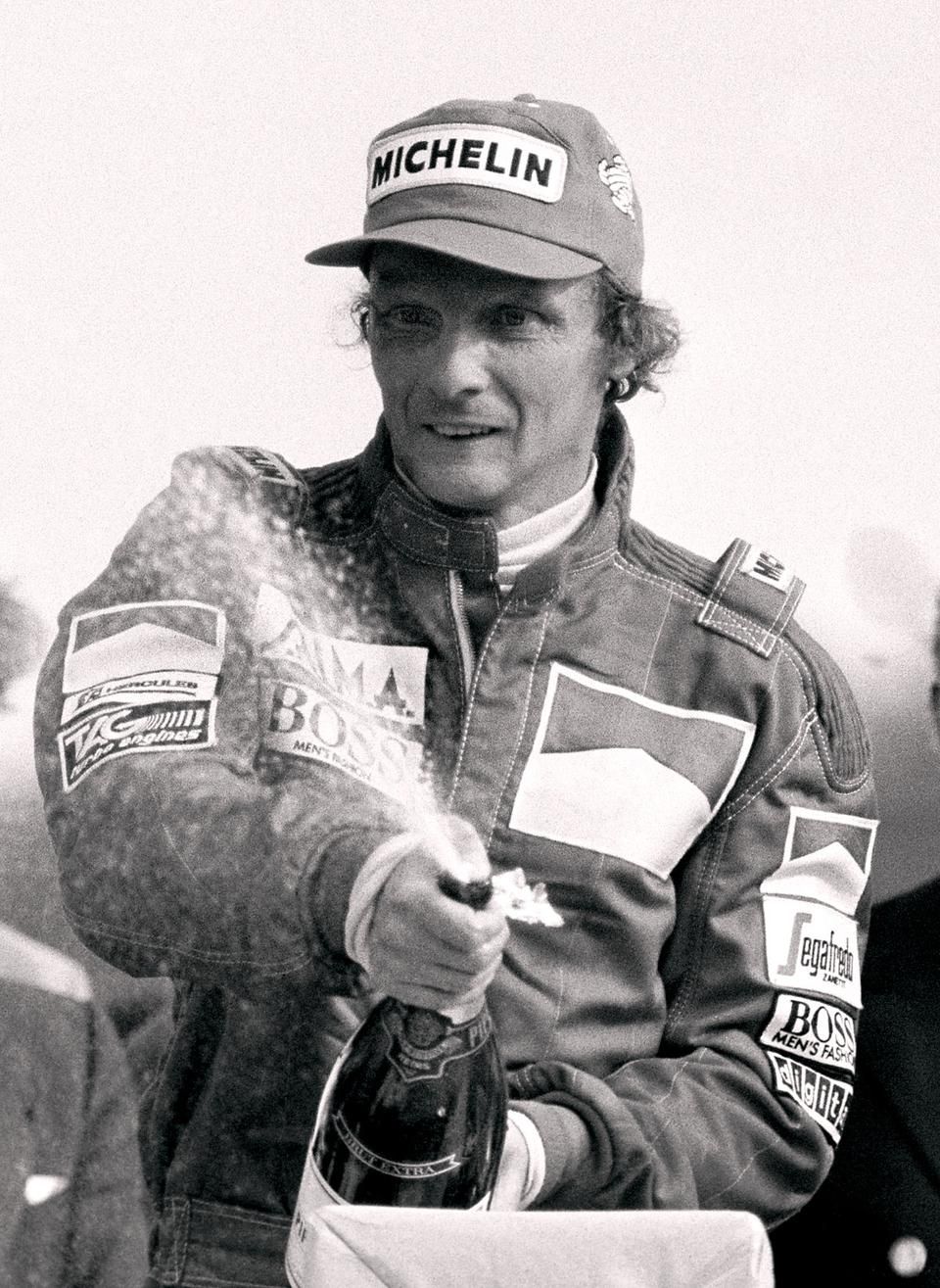 Niki Lauda a visszatérése után nyerte harmadik vb-címét (Fotó: Getty Imgaes)