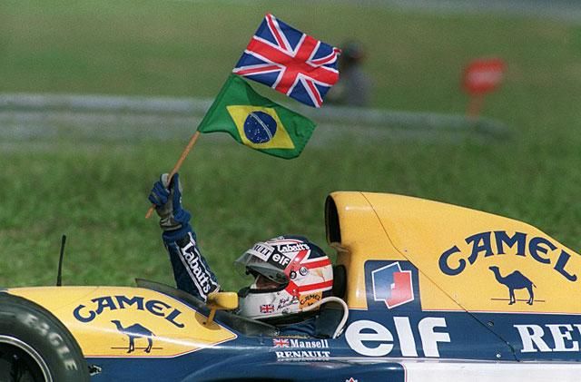 Nigel Mansell és a Williams-Renault 1992-ben az időmérőkön és a versenyeken is megközelíthetetlen volt
