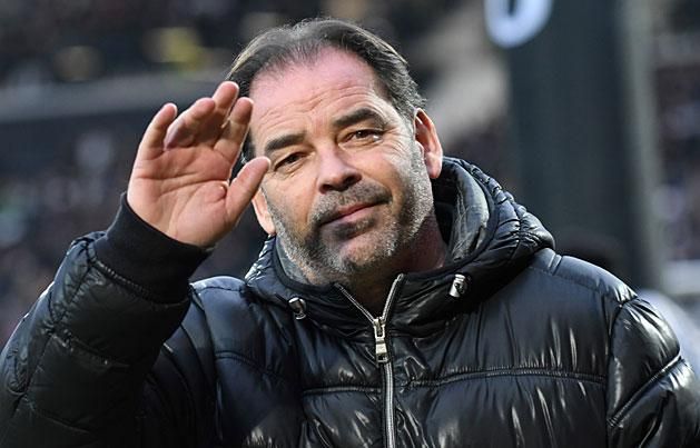 Stéphane Moulin, az Angers nyolc éve hivatalban lévő vezetőedzője (Fotó: AFP)