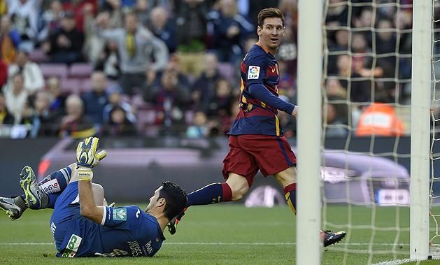 Messi a hétfői Aranylabda-gála előtt mestermunkát végzett (Fotó: AFP)