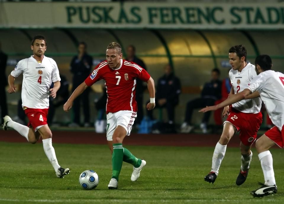 Dzsudzsák 2009-ben, Málta ellen a régi Puskás Ferenc Stadionban (Fotó: Nemzeti Sport/archív)